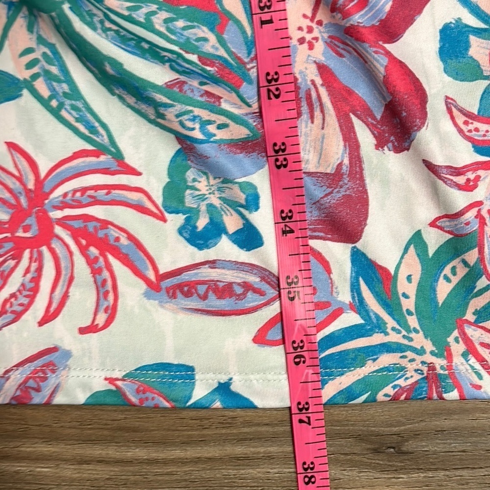 Stella Parker Dress Womens XL Hot Pink Floral Sleeveless Activewear UPF 30+ - Picture 9 of 13